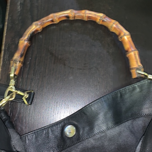 Gucci bamboo Preloved authentic gucci 2 way bamboo hobo bag - Picture 4 of 8